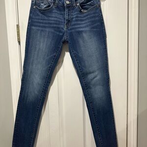 BKE Blue Skinny Jeans with Stretch and Tapered Fit